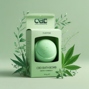 Custom CBD bath bomb boxes