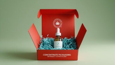 Custom concentrate packaging boxes